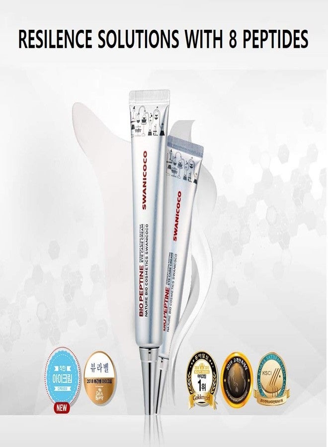 Swanicoco Eye Cream Tube Type 45ml, BIO PEPTINE, Natural Bio Cosmetic, Elasticity, Wrinkle Improvement - Image 3